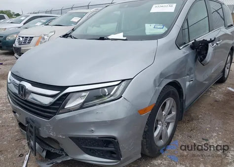 2019 Honda Odyssey Ex-L z USA, uszkodzony, nr VIN 5FNRL6H72KB032827